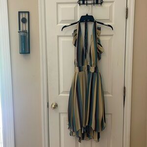 Backless deep plunge dress!